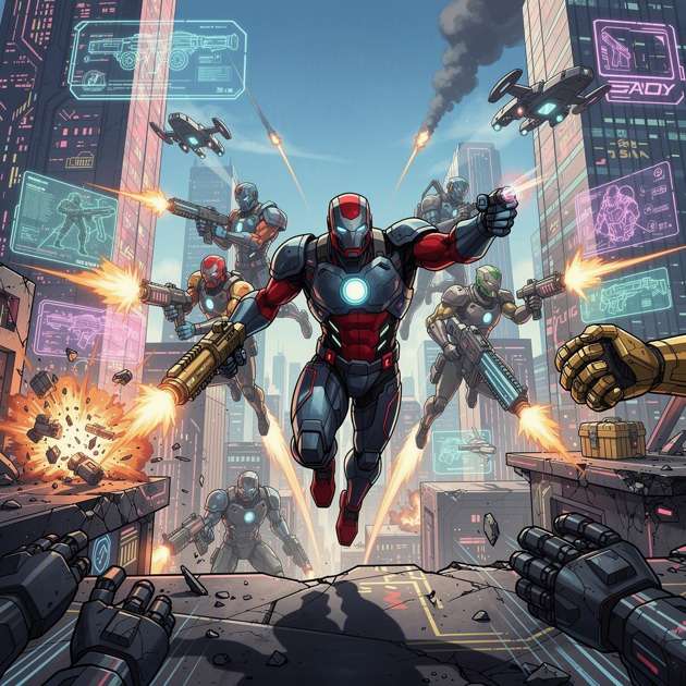 Iron Gun Heroes - Jabali AI Poster