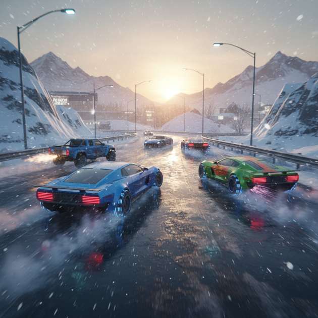 Frost Rush Rivals - 3D Racing by Jabali AI