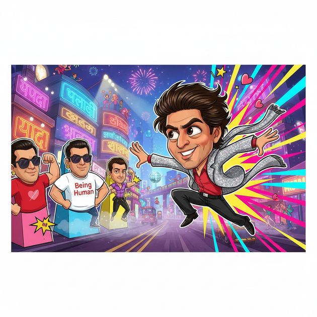 Masala Rush: Hakla vs. Salman - Jabali AI Poster