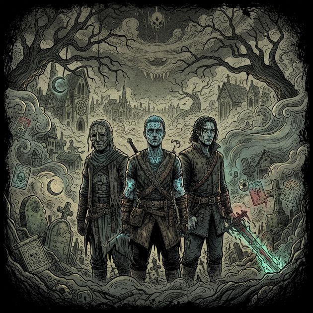 Ruinbound Realms - Jabali AI Poster