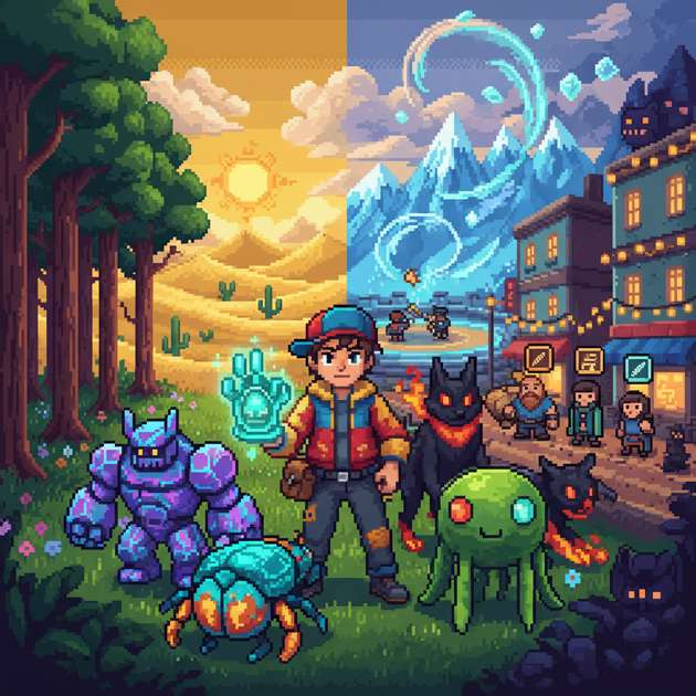 Monster Tamer Quest - Jabali AI Poster