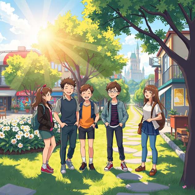 Sunlight & Side Streets - Jabali AI Poster
