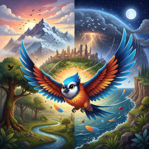Canvas of Flight - Jabali AI Poster