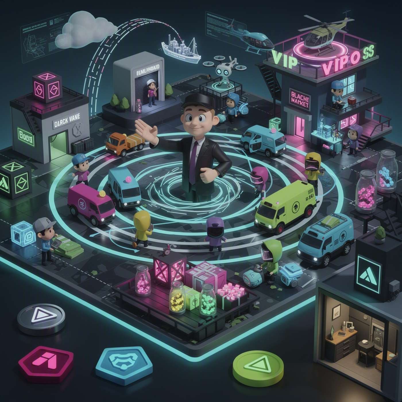 Black Bazaar Tycoon game artwork
