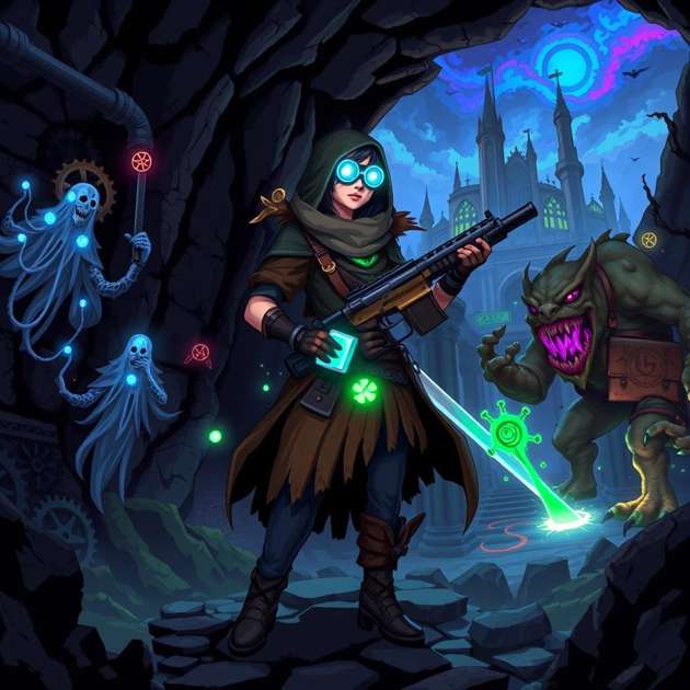 Arcane Labyrinth Run - Jabali AI Poster
