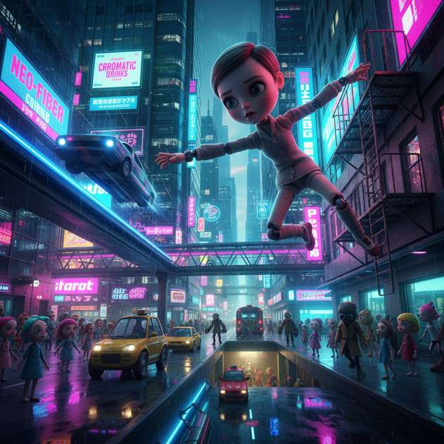 Endless Doll Runner - Jabali AI Poster