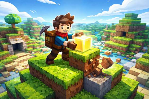 BlockCraft Adventure - Jabali AI Poster
