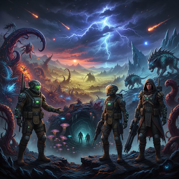 Verdant Rift: Echoes Unbound - Jabali AI Poster