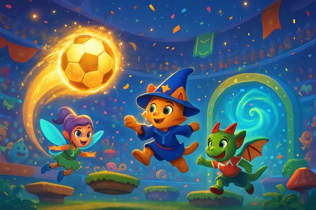 Enchanted Stadium Showdown - Jabali AI Poster