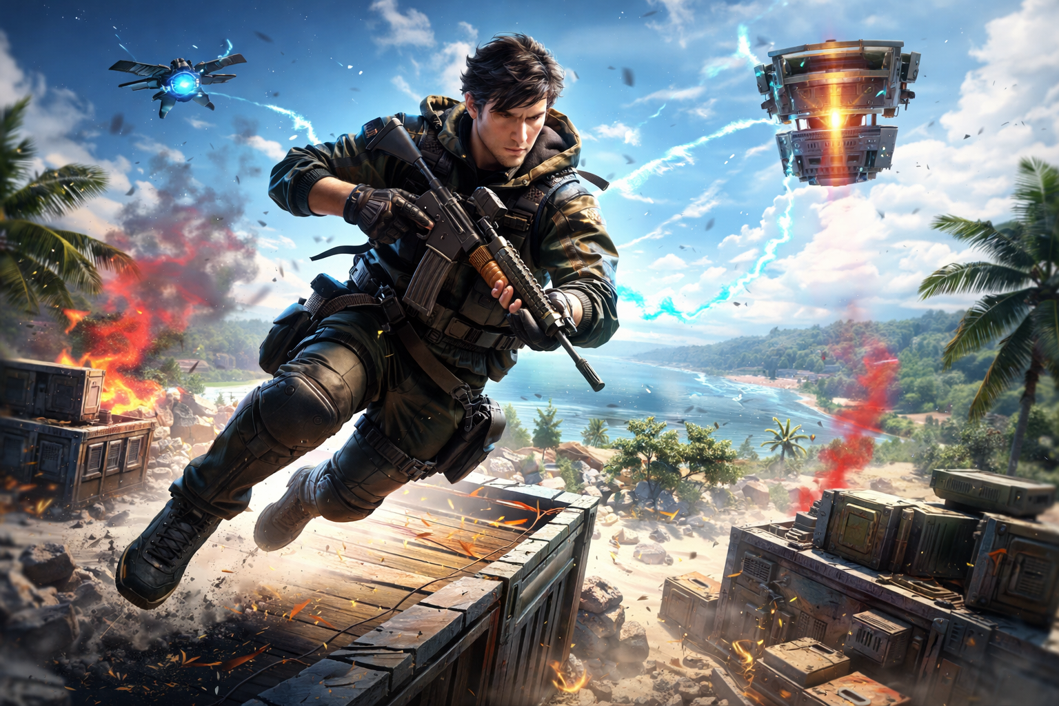 FireDrop Battlegrounds - Instant game by Jabali AI