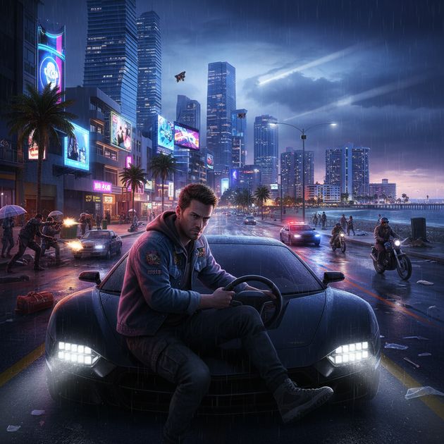 City of Vice - Jabali AI Poster