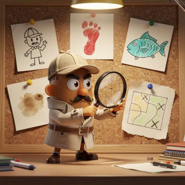 Spud Sleuth Sketches - Jabali AI Poster