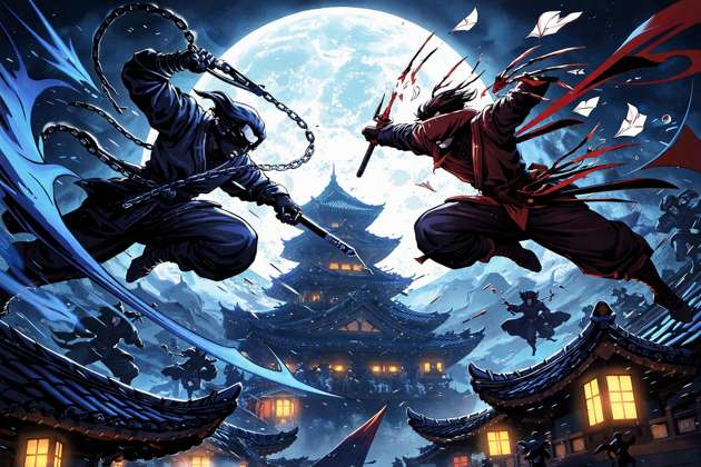Shadow Ninja Clash - Jabali AI Poster