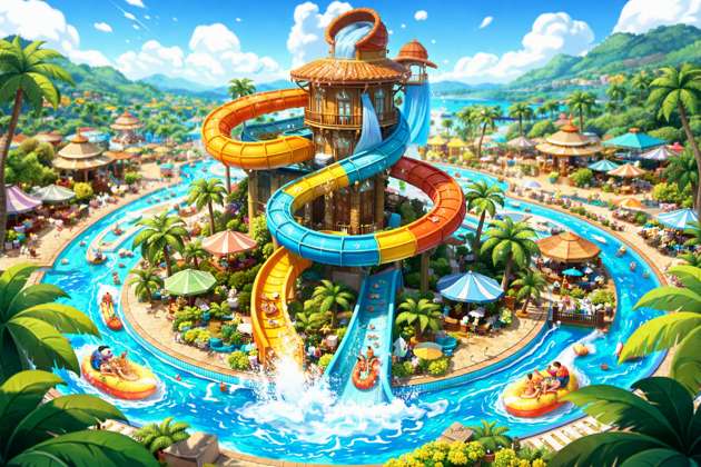 Calypso Splash Rush - Jabali AI Poster