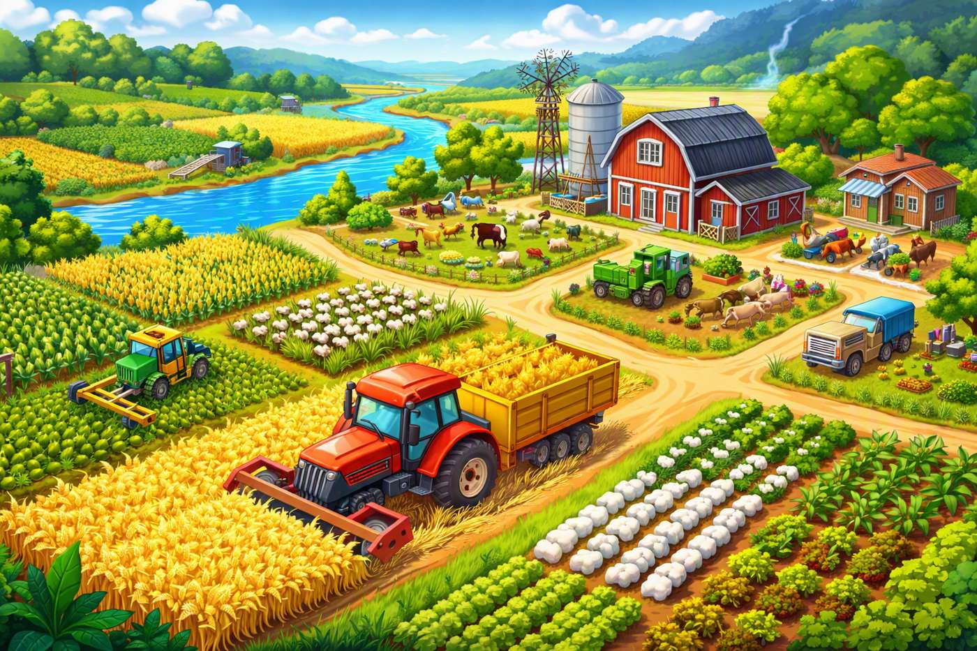 Agro Tycoon 2D game artwork