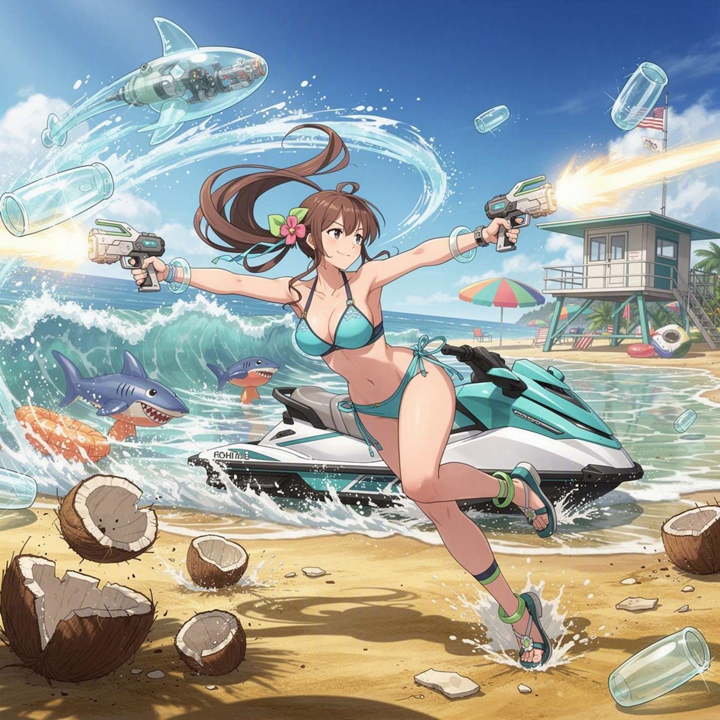 Bikini Blaster Babe game artwork