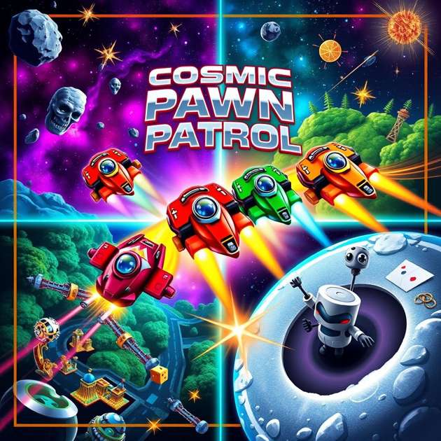 Cosmic Pawn Patrol - Jabali AI Poster