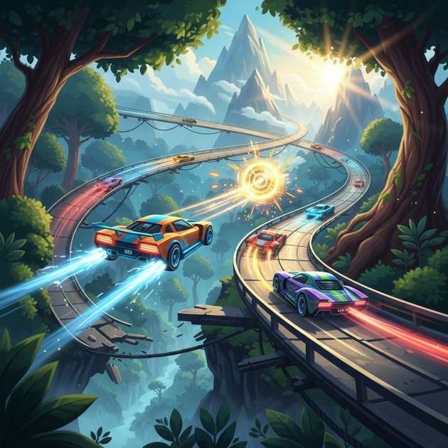 Neon Apex Rivals - 3D Racing by Jabali AI