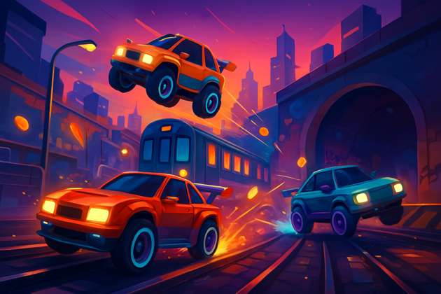 Metro Rush: Clash Tracks - Jabali AI Poster