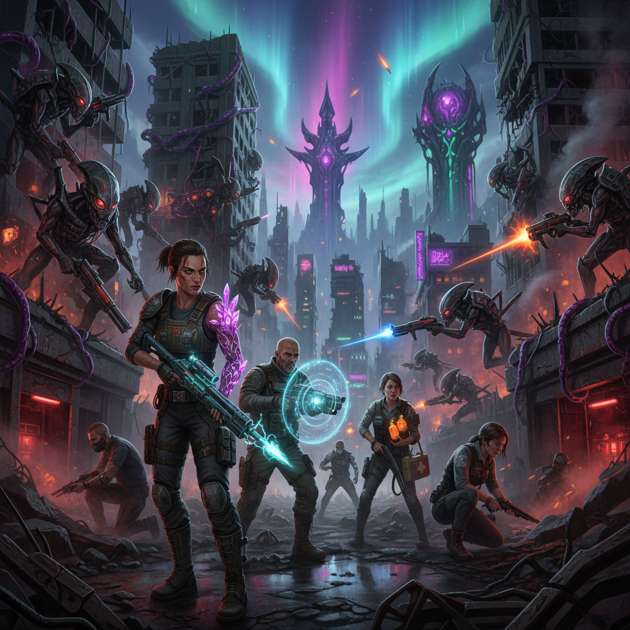 Neon Bastion Protocol - Jabali AI Poster