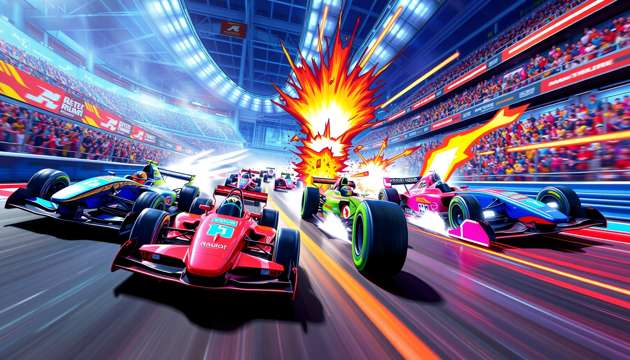 F1 Battle Circuit - Jabali AI Poster