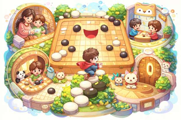 围棋小英雄欢乐对弈屋 - Jabali AI Poster