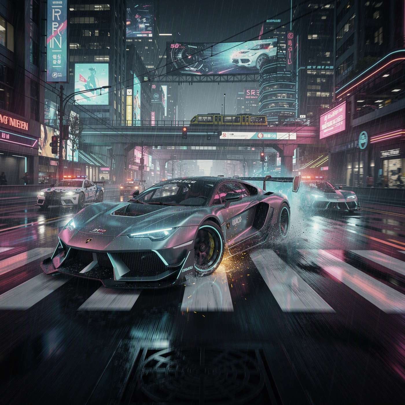 Neon Rush Underground game artwork