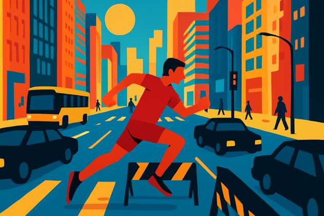 Urban Rush - Jabali AI Poster