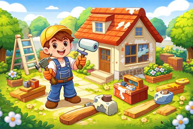 Fix It Home Adventures - Jabali AI Poster