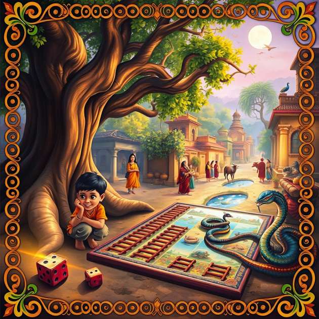 Ladders Beneath the Banyan - Jabali AI Poster