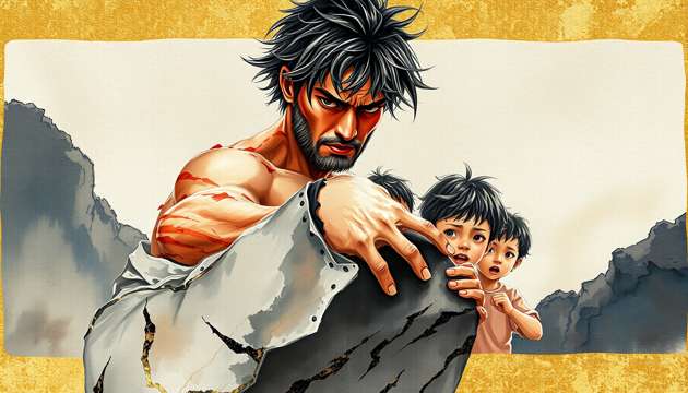 The Dad Who Moved Mountains - Jabali AI Poster