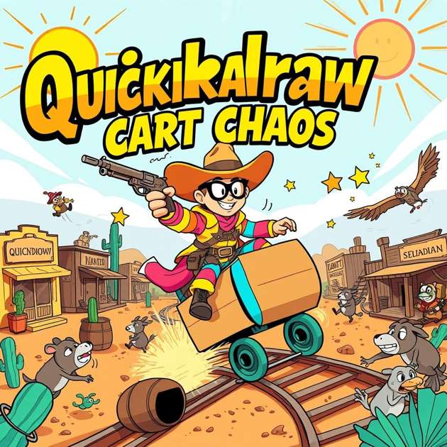 Quickdraw Cart Chaos - Jabali AI Poster
