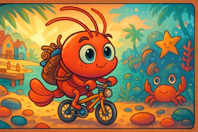 Bikey Shrimp - Jabali AI Poster