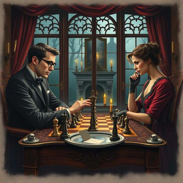 Gambit at Elderwick Manor - Jabali AI Poster