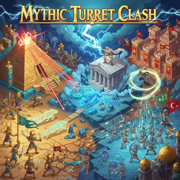 Mythic Turret Clash - Jabali AI Poster
