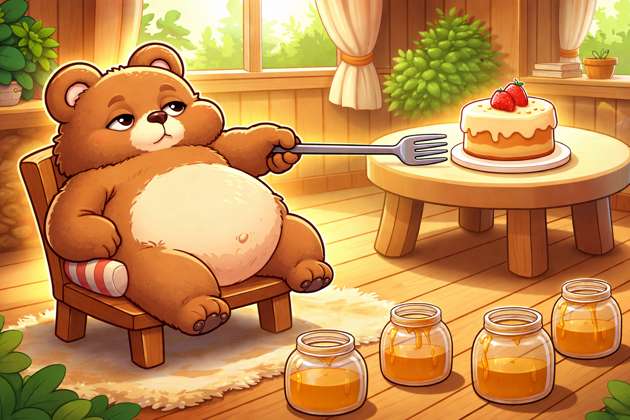 Bearly Reach Cake - Jabali AI Poster