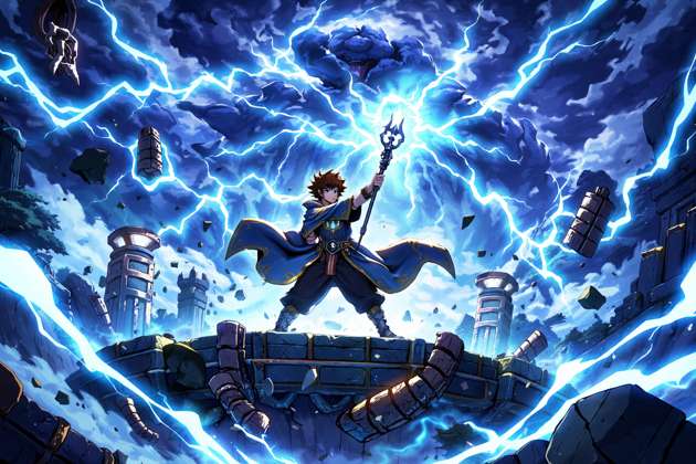 Lightning Rush - Jabali AI Poster