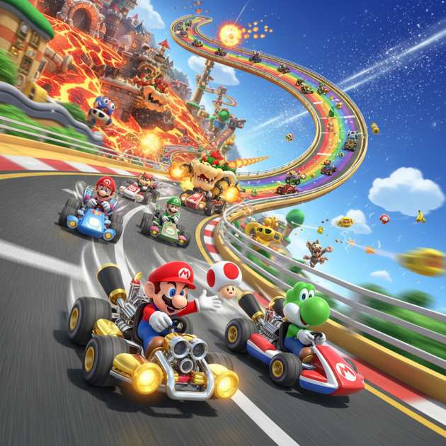 Mario Combat Racers - 3D Racing by Jabali AI