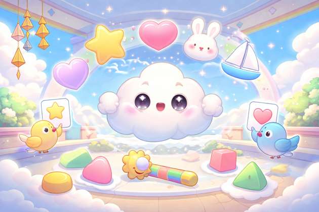 Cloudling Shapes - Jabali AI Poster