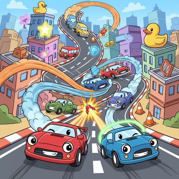 Drift City Rumble - Jabali AI Poster