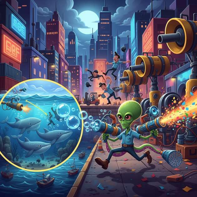 Bob and the Whale Alarm - Jabali AI Poster