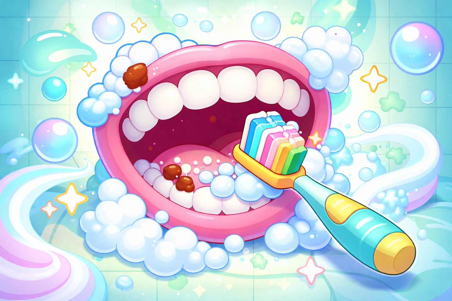 Clean the Mouth! - Instant game by Jabali AI