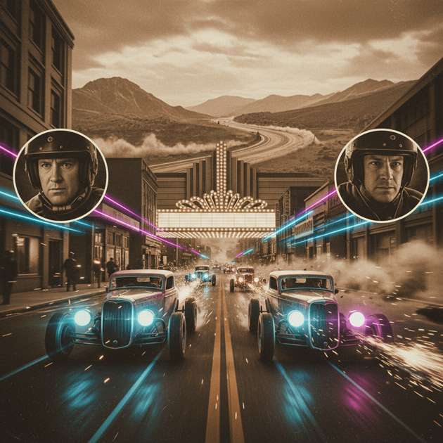 Neon Velocity: Battle Races - Jabali AI Poster