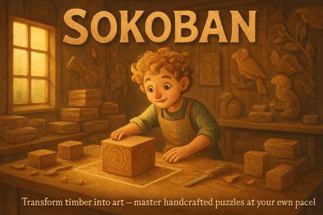 Timbercraft Workshop - Grid-Based Puzzle by Jabali AI