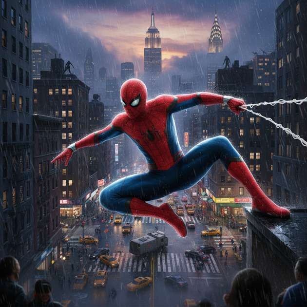 Spider-Man: City Ascendant - Jabali AI Poster