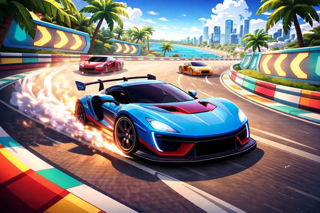 Turbo Drift 3D - Jabali AI Poster