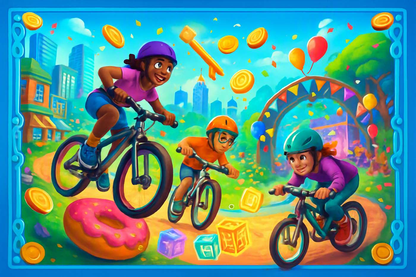 Spoke City Rush game artwork