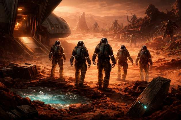 Mars survival - Jabali AI Poster