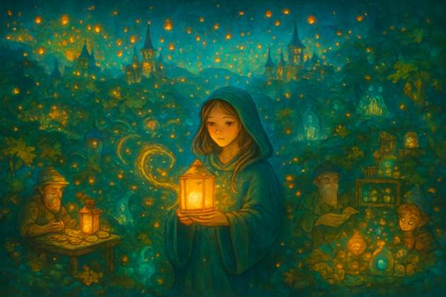 Lanternlight Harmony - Jabali AI Poster