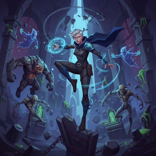 Heartstone Descent - Dungeon Crawler RPG by Jabali AI